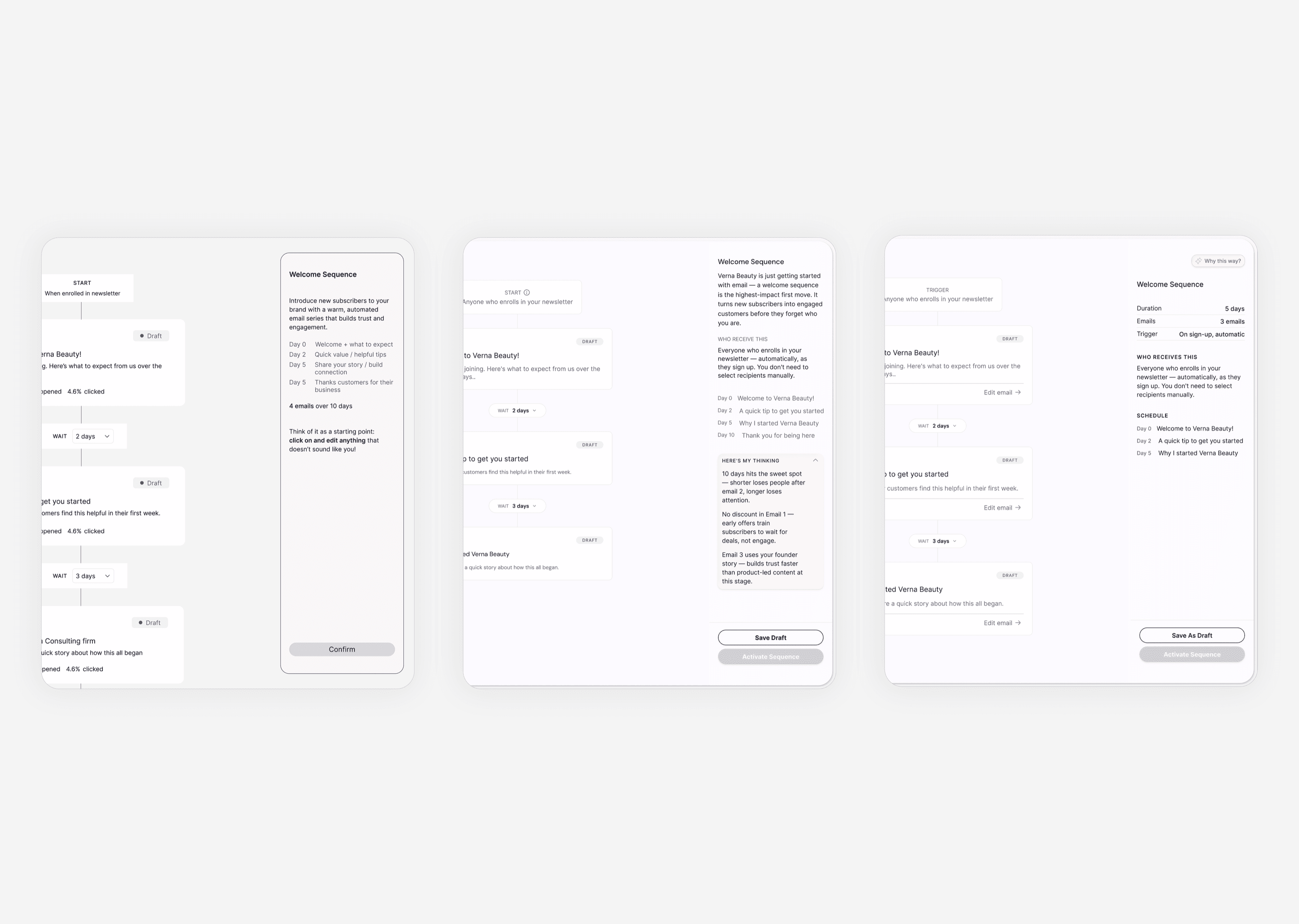 Iteration of right side panel